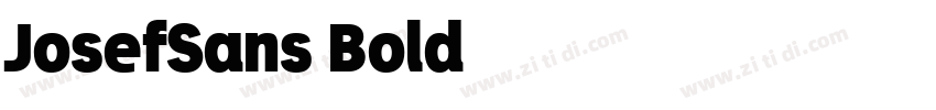 JosefSans Bold字体转换